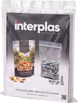 9" x 12" 2 Mil Flat Poly Bags