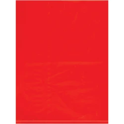 9" x 12" 2 Mil Red Poly Bags