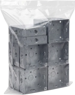 9" x 12" 6 Mil Flat Poly Bags