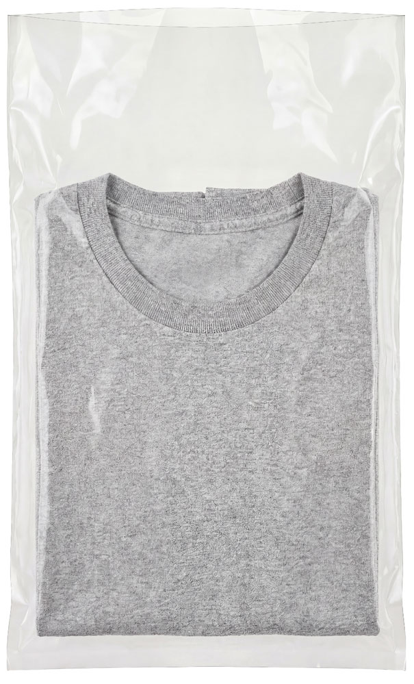 2 Mil 9 x 15 Poly Bags for Retail Clothing