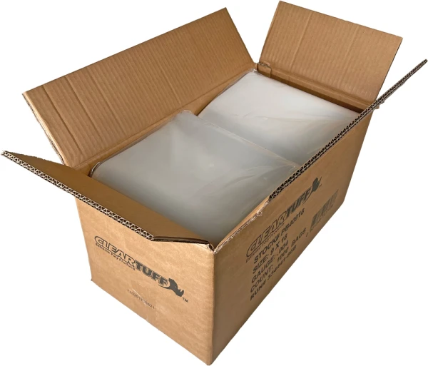 34 x 40 4 Mil Flat Poly Bags Case Case of 4 Mil 34 x 40 Poly Bags