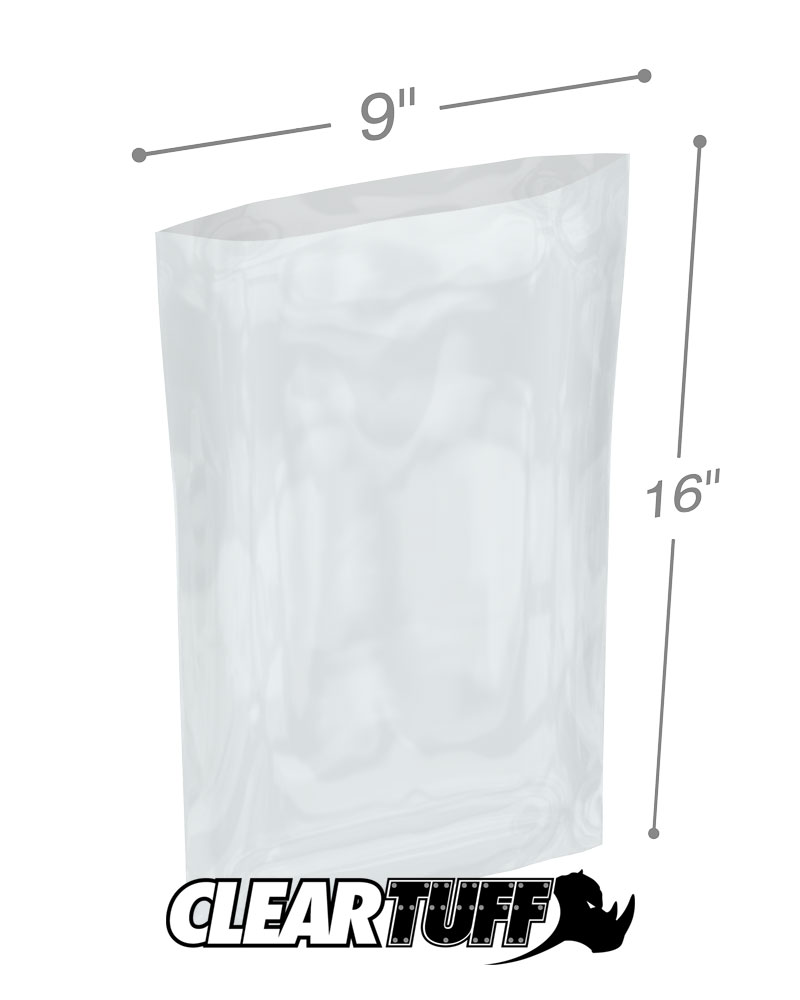 9 x 16 6 mil Poly Bags