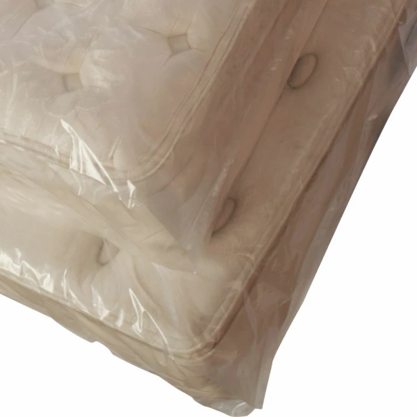 Extra Heavy Duty 39x9x90 Gusseted Poly Twin Mattress Bags