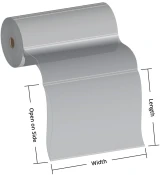 Open End Poly Furniture Bags on Rolls Illustration