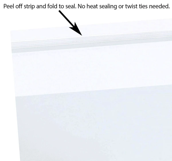 Peel off Strip of Vented Resealable Suffocation Warning Bags Peel off Strip of Vented Resealable Suffocation Warning Bags