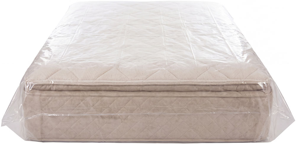 82 x 18 x 100  Heavy Duty Gusseted Plastic Cal King Pillow Top Mattress Bags