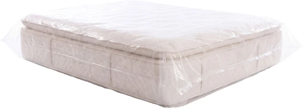82 x 18 x 100 4 Mil,  Gusseted Plastic Cal King Pillow Top Mattress Bags