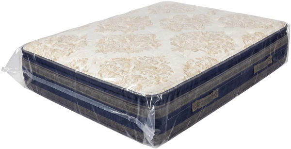 California Queen Pillow Top Plastic Bags 3 Mil 62x18x95 Gusseted 62 x 18 x 95 Gusseted Plastic California Queen Pillow Top Mattress Bags