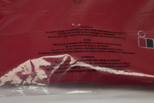 Vented Resealable Suffocation Poly Bags printed message Vented Resealable Suffocation Poly Bags printed message