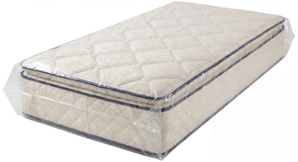40 x 15 x 95 Gusseted Poly Twin Pillow Top Mattress Bags