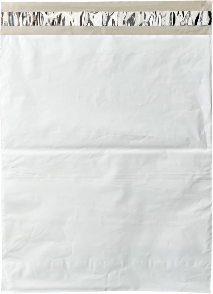 Back of 12 x 15.5 Poly Mailers - Non-Perforated