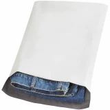 White 13x16+4 Gusseted Expansion Poly Mailers  - 100/Pack