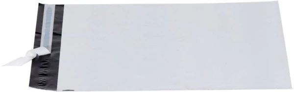 White 19 x 24 Poly Mailers with Tear Perforation with silver interior