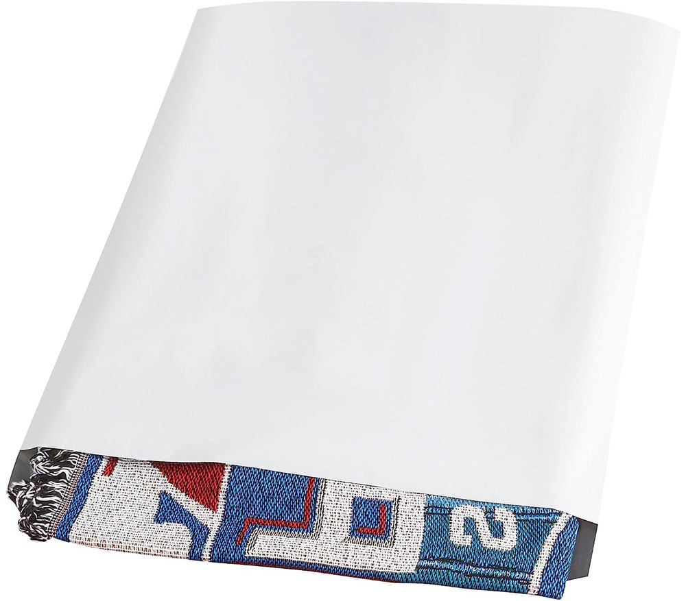 White 20x24+4 Gusseted Expansion Poly Mailers