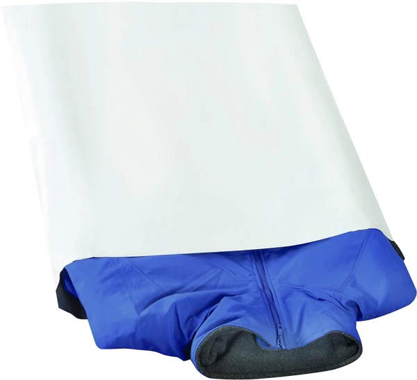 24 x 24 Standard Poly Mailers with tape released and silver inside