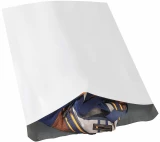 White 26x28+5 Gusseted Expansion Poly Mailers