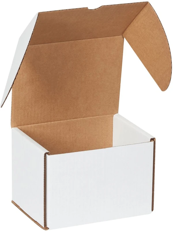 7.625 x 6 x 5.437 Outside Tuck Mailer White 7.625 x 6 x 5.437 Outside Tuck Mailer