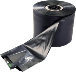 4 Mil Black Conductive Tubing 4 Mil Black Conductive Poly Tubing on Roll