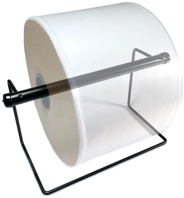 12 Inch Poly Tubing on Roll Dispenser 12 inch Poly Tubing Dispenser with Transparent Poly Tubing