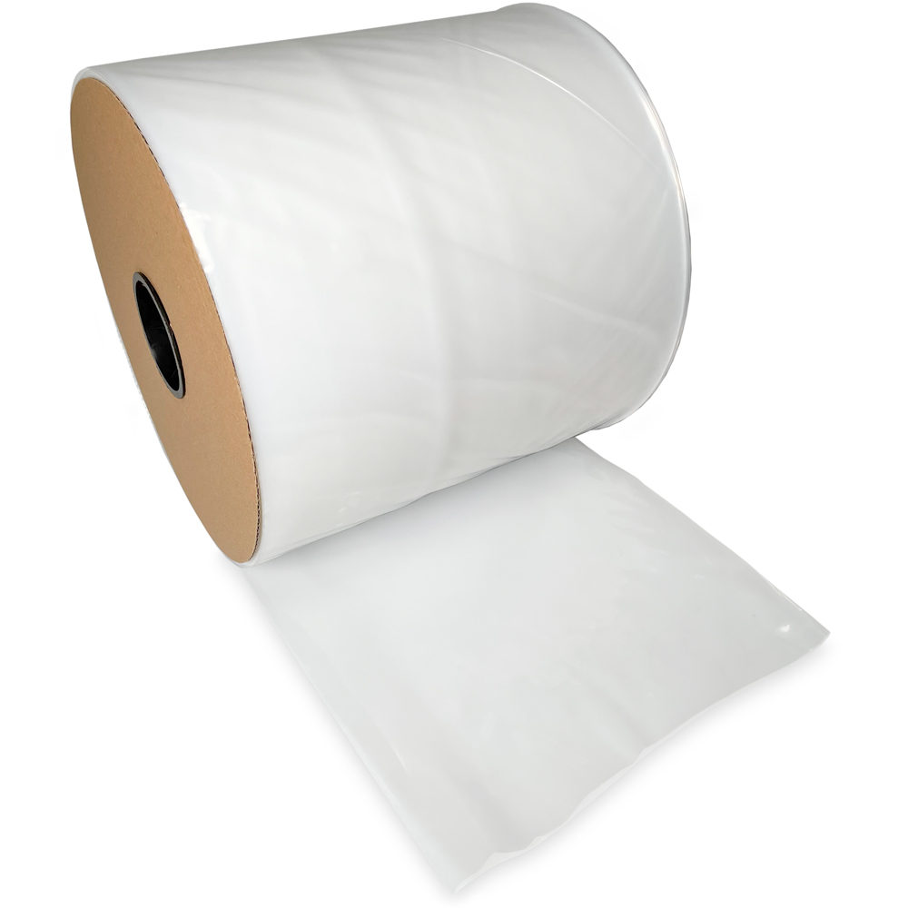 12 x 1100 4 Mil Clear Poly Tubing on Roll