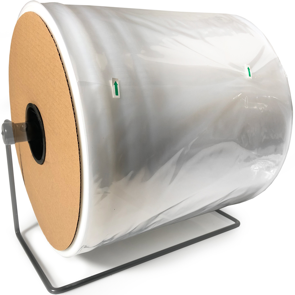 12 x 2200 2 mil Poly Tubing on Rolls on Dispenser