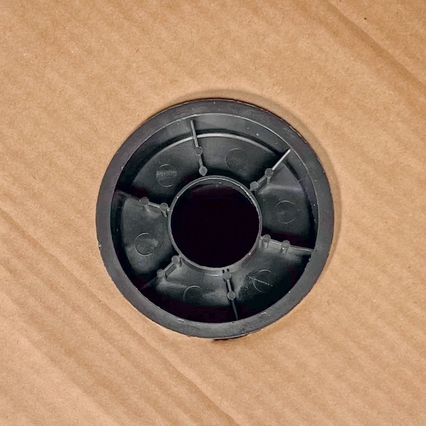 12 x 2,200 2 Mil Poly Tubing on Roll 3 inch Core 3 inch Core Plug on 12 x 2200 2 mil Poly Tubing on Rolls