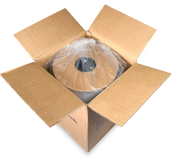 18 inch 4 Mil Poly Tubing on Roll Case 18 Inch x 750' 4 Mil Clear Poly Tubing on Roll Case
