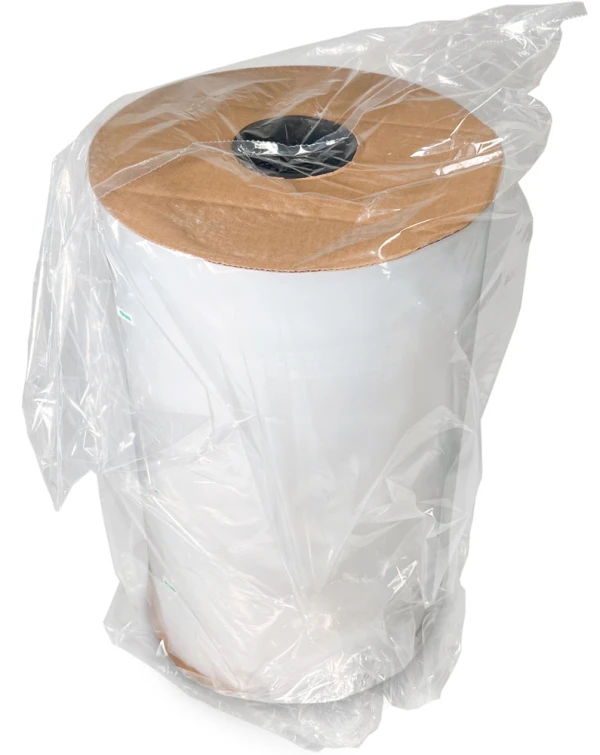 18 inch 4 Mil Poly Tubing on Roll 18 Inch x 750' 4 Mil Clear Poly Tubing on Roll
