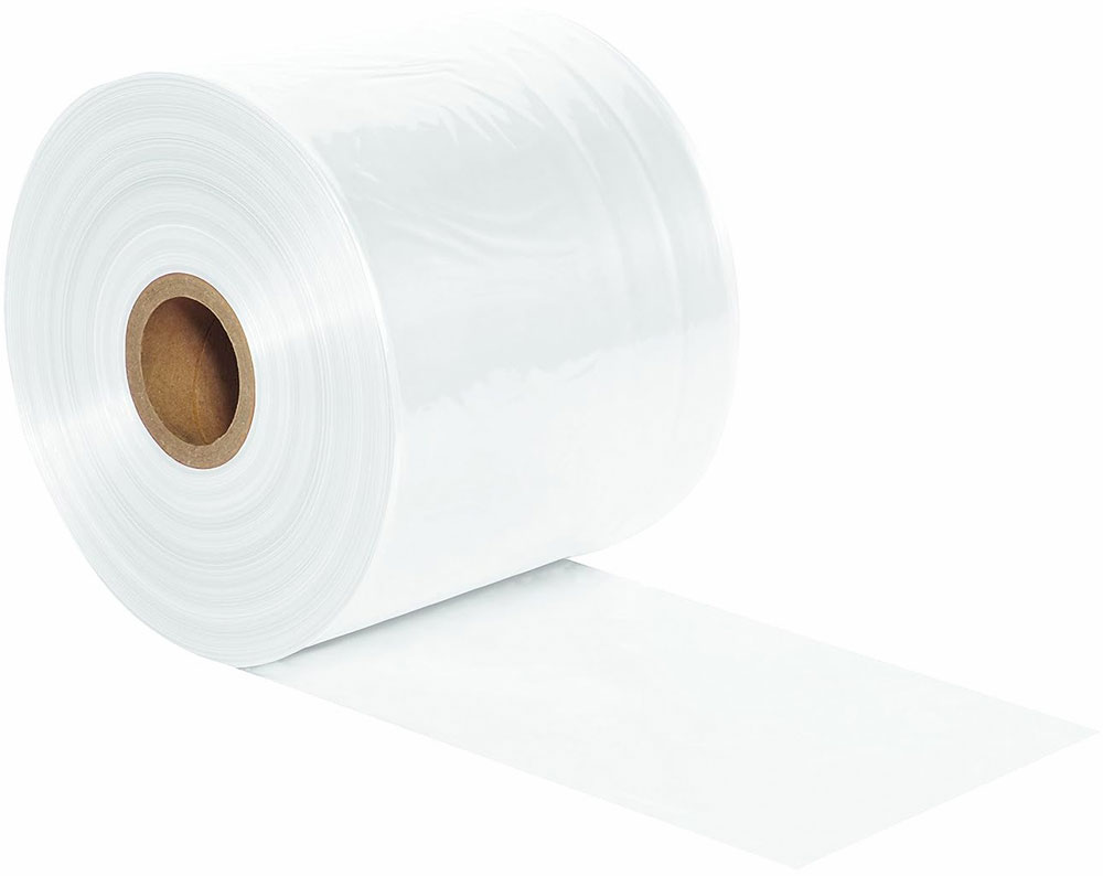 Clear 18 x 2900 1.5 Mil Poly Tubing on Roll