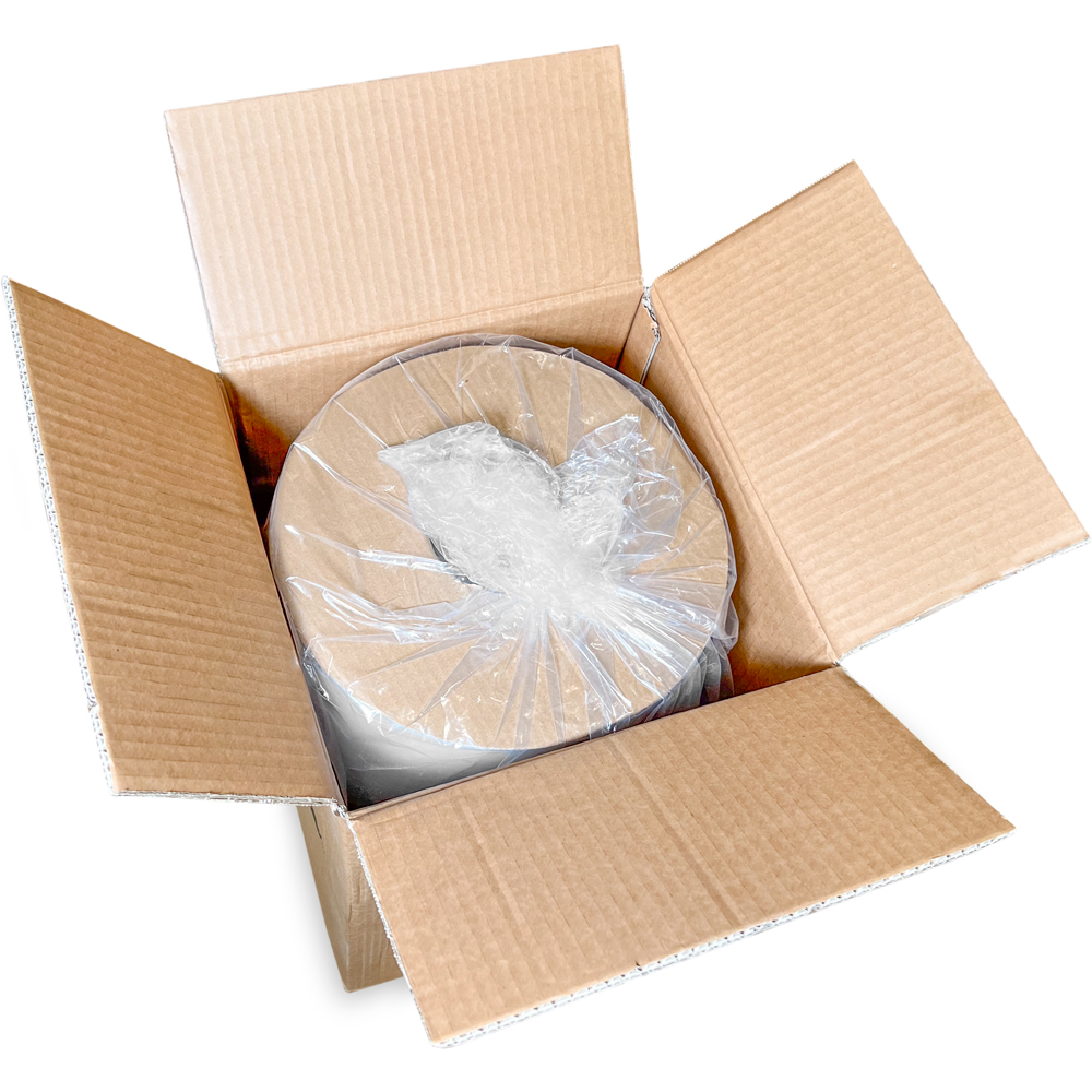 Case of 20 x 750 4 Mil Clear Poly Tubing on Roll