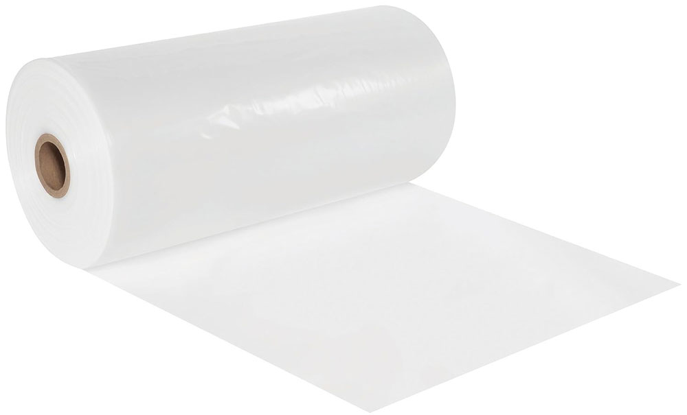 Clear 22 x 2900 1.5 Mil Poly Tubing on Roll