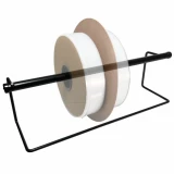 24 inch Poly Tubing Dispenser with transparent poly Tubing rolls and dividers