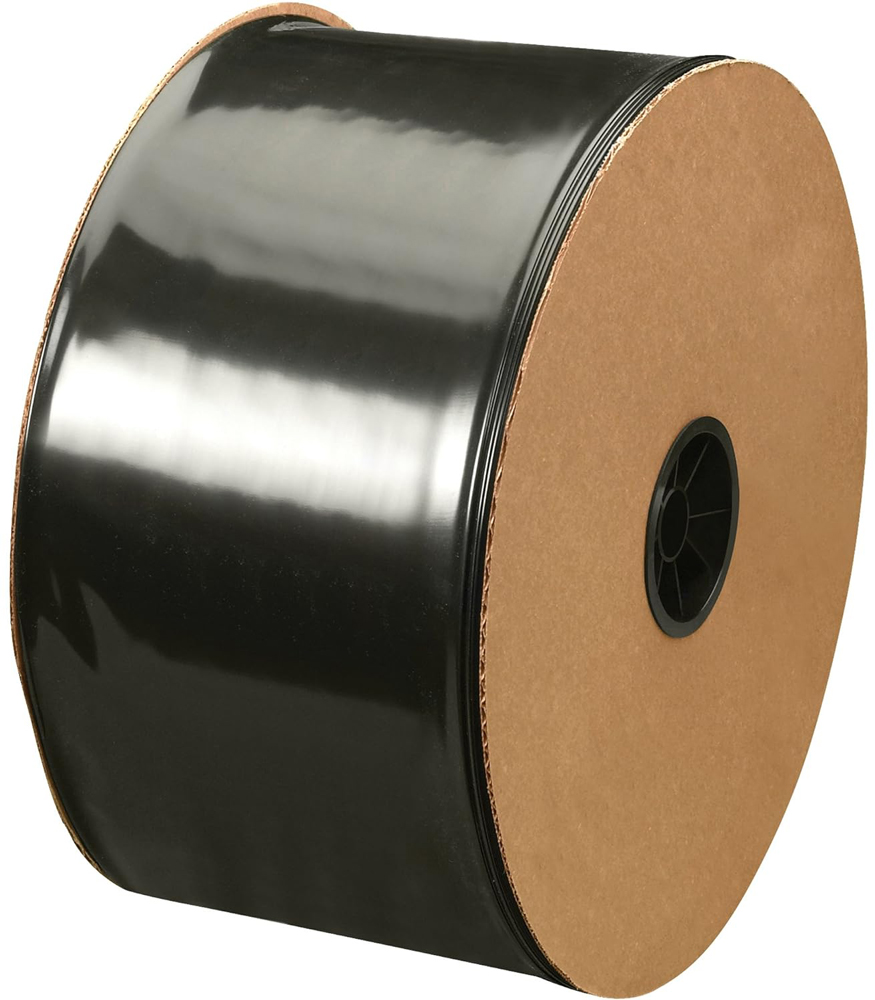 Black 24 x 725 6 Mil Poly Tubing on Roll