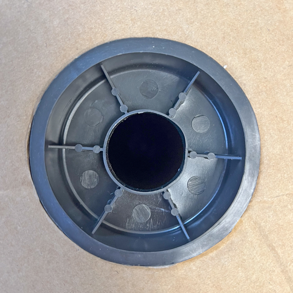 3 Inch Core of 24 x 1475 2 Mil Clear Poly Tubing on Roll