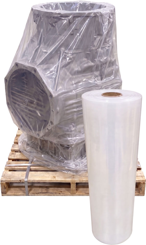 Industrial Automotive Part Protcted with 36 x 750 feet 4 Mil Clear Poly Tubing on Roll