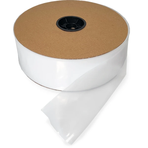 4 4 Mil Poly Tubing on Roll Unraveled Unraveled 4 x 1100 4 Mil Clear Poly Tubing on Roll