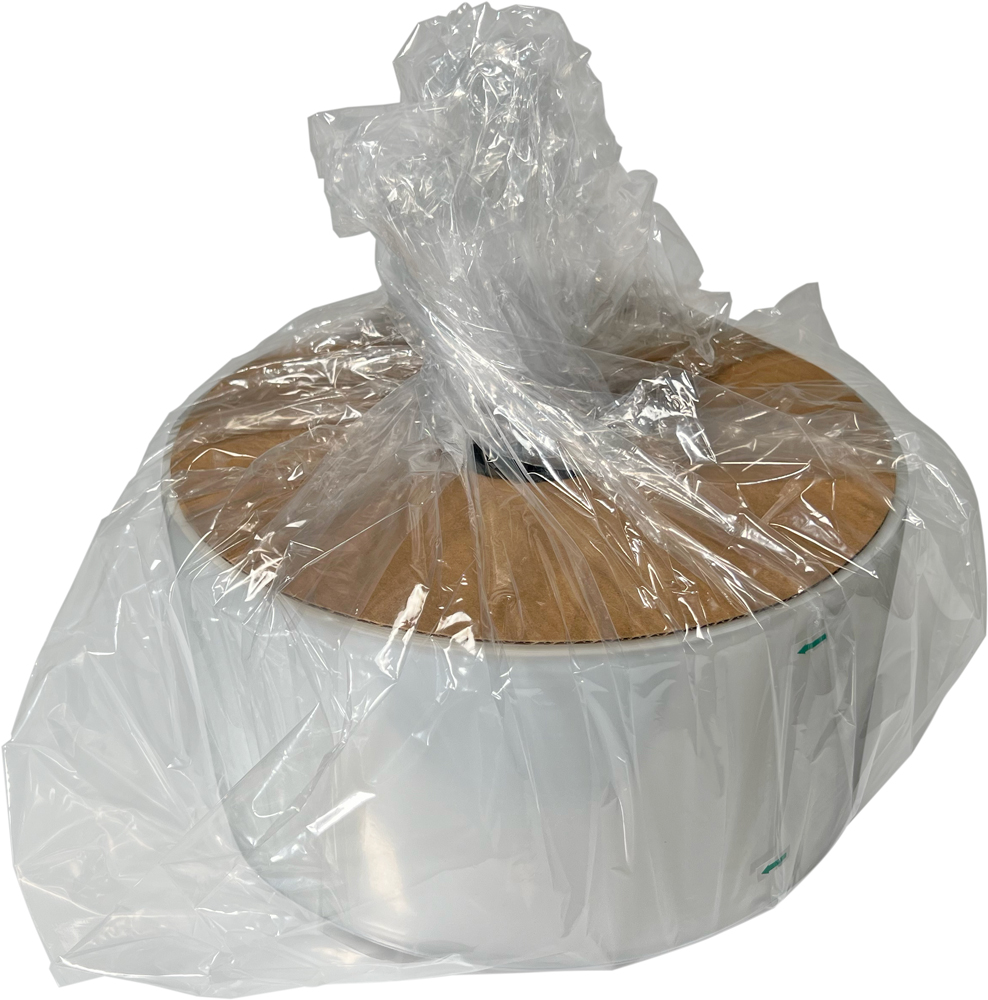 6 in x 1100 ft 4 Mil Clear Poly Tubing on Roll Inner Pack