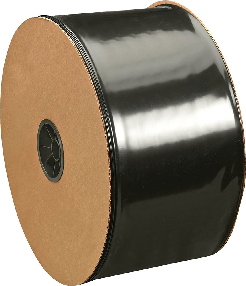 8x725 6mil Black Tubing on Roll