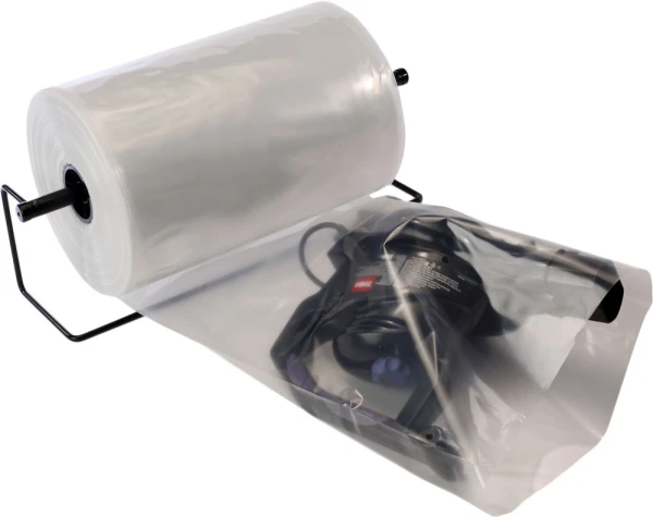 8 Inch 4 Mil Poly Tubing on Roll 8x1100 4 Mil Clear Poly Tubing on Roll