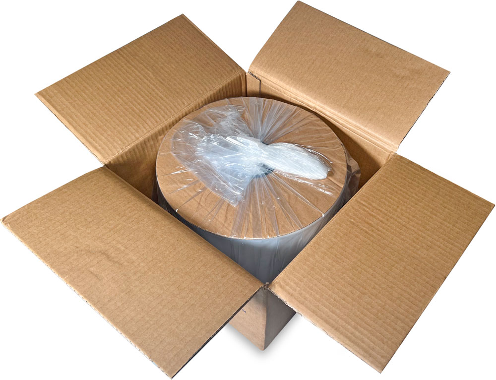 8 x 2200 2 Mil Clear Poly Tubing on Roll