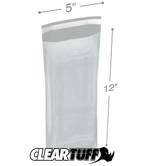 5 x 12 1.5 mil resealable polypropylene bags 5 x 12 1.5 mil resealable polypropylene bags