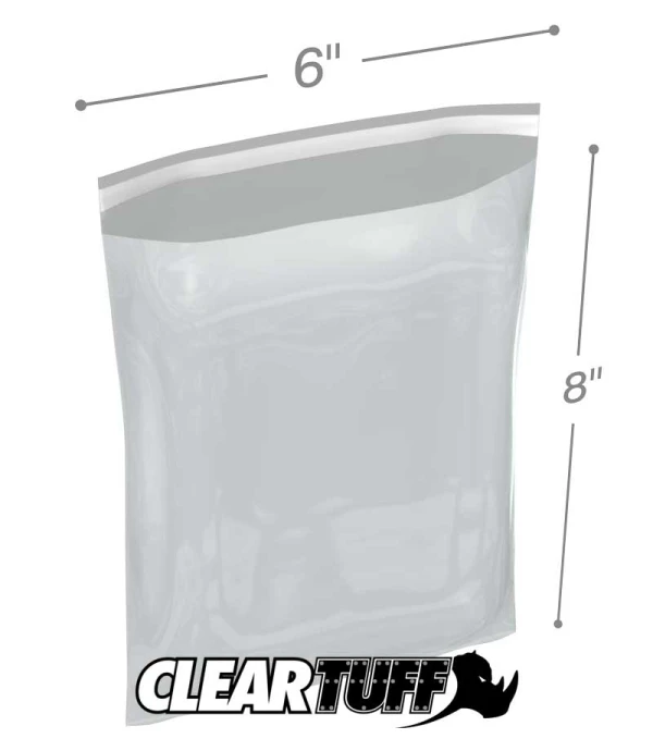 6 x 8 1.5 mil resealable polypropylene bags 6 x 8 1.5 mil resealable polypropylene bags