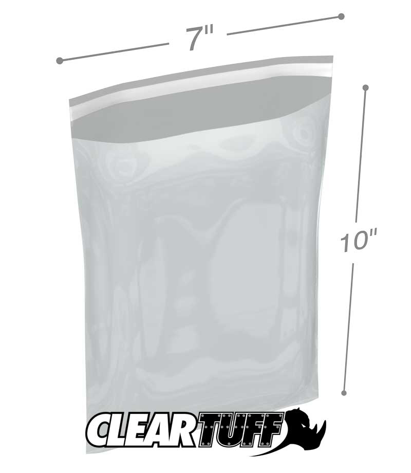 7 x 10 1.5 mil resealable polypropylene bags