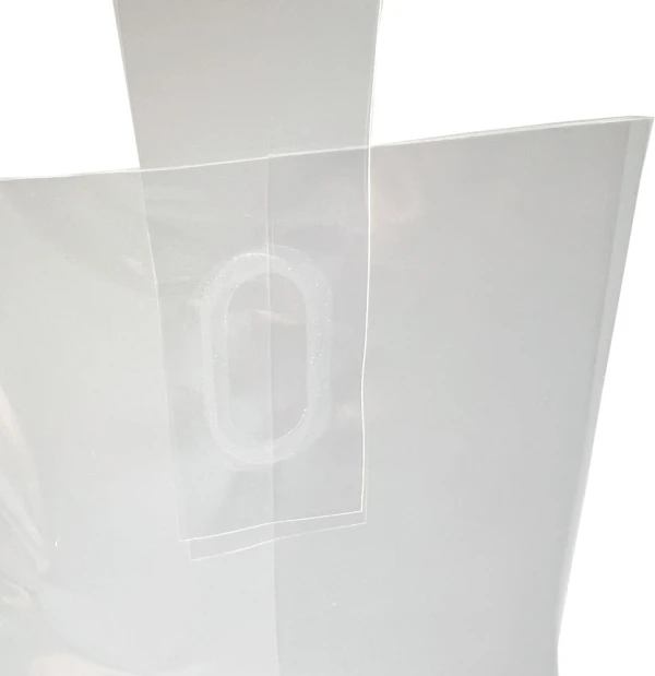 8 x 4 x 10 Polypropylene Bag with Handles Reinforced Handle Reinforced Handle of 8 x 4 x 10 Polypropylene Bag with Handles