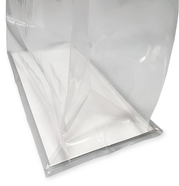 8 x 4 x 10 Polypropylene Bag with Handles Side Gusset Side Gusset of 8 x 4 x 10 Polypropylene Bag with Handles