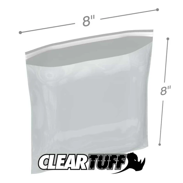 8 x 8 1.5 mil resealable polypropylene bags 8 x 8 1.5 mil resealable polypropylene bags