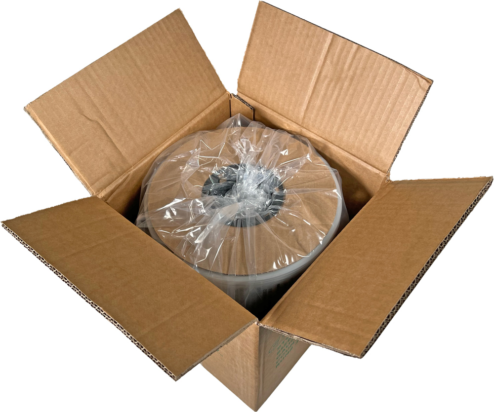 Case of 10 x 15 1.5 Mil Pre-Opened Bags On Roll For Automated Bagging