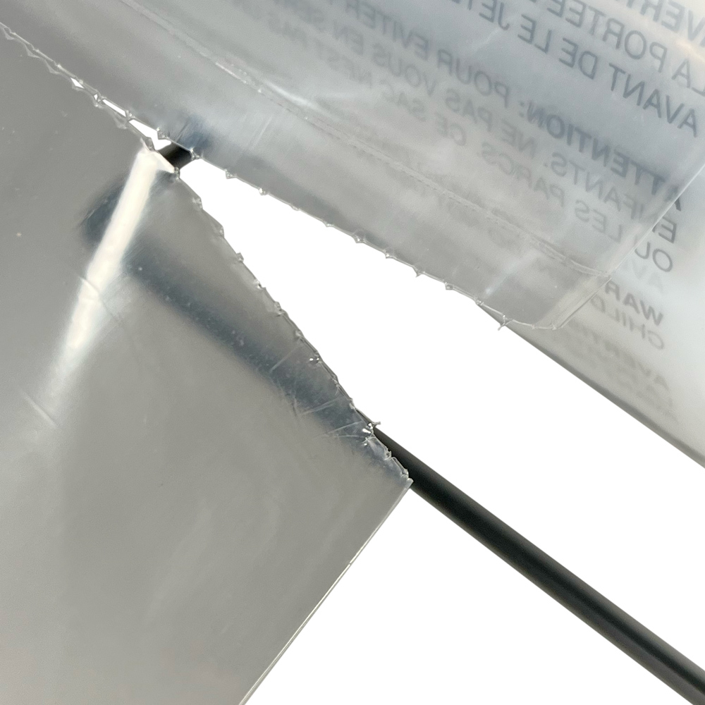 10 x 15 1.5 Mil Pre-Opened Bags On Roll For Automated Bagging Perforation