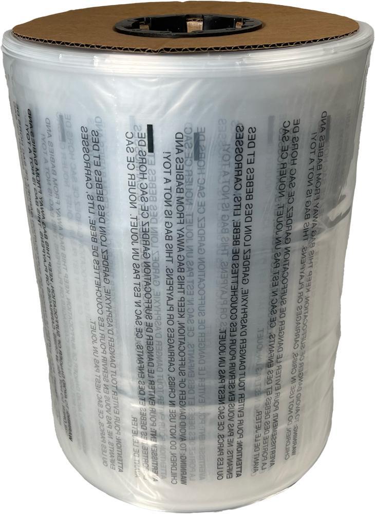 12 x 18 1.5 Mil Pre-Opened Bags On Roll For Automated Bagging Side