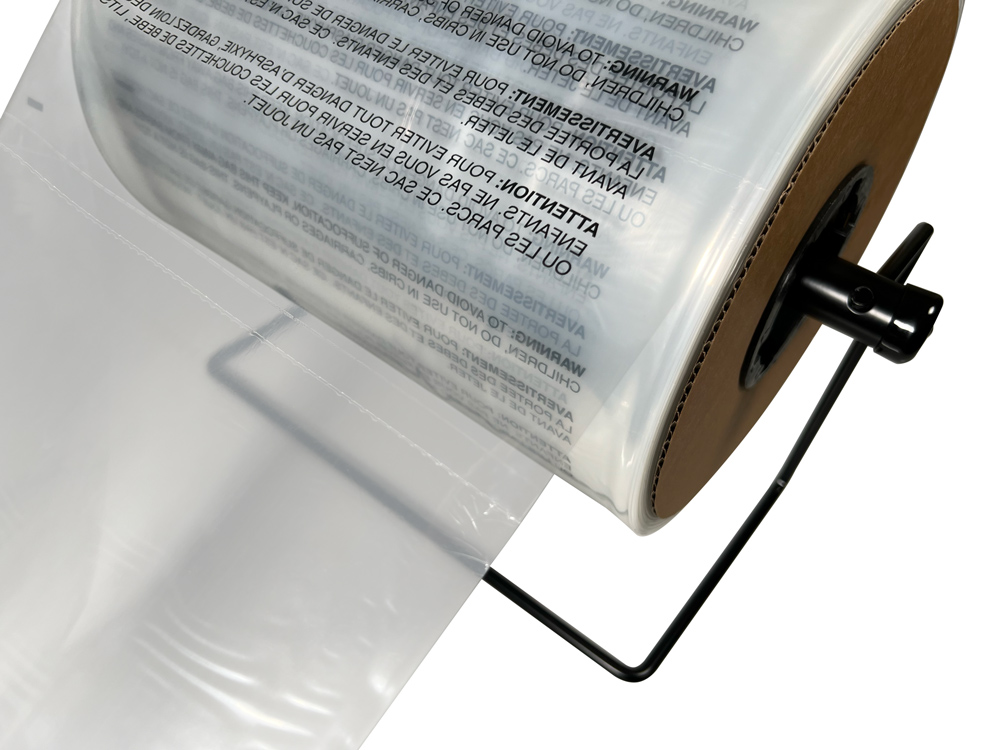 12 x 18 1.5 Mil Pre-Opened Bags On Roll For Automated Bagging Bottom Seal and Perforation